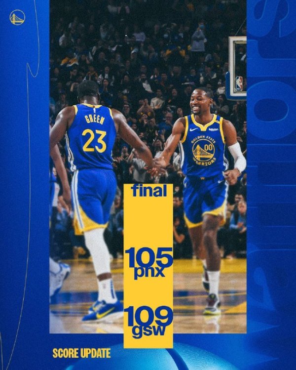 九游娱乐 库里22+6+6杜兰特31分 豪杰险胜太阳斥逐3连败